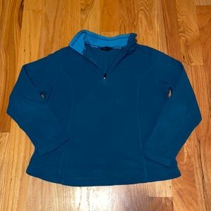 Teal Lands End Fleece